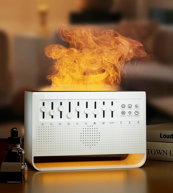 Ambient aroma difuzor Blossom sa zvucima prirode i efektom toplog svetla