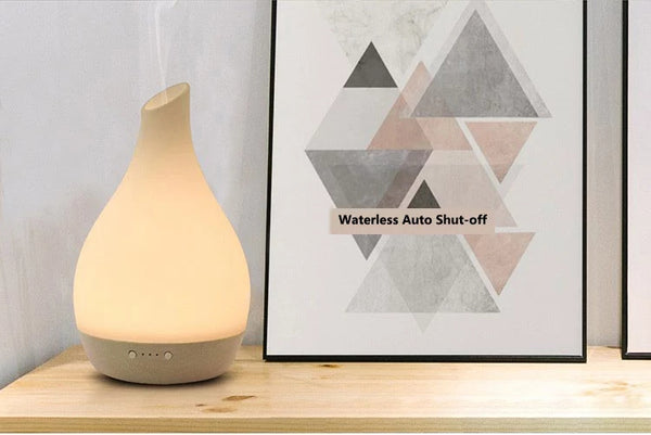 Difuzer FLAME – ručno duvano staklo i bambus sa efektom upaljene sveće