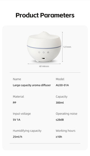 Difuzer „Fiji“ Blossom-dimenzije-tehnicki detalji