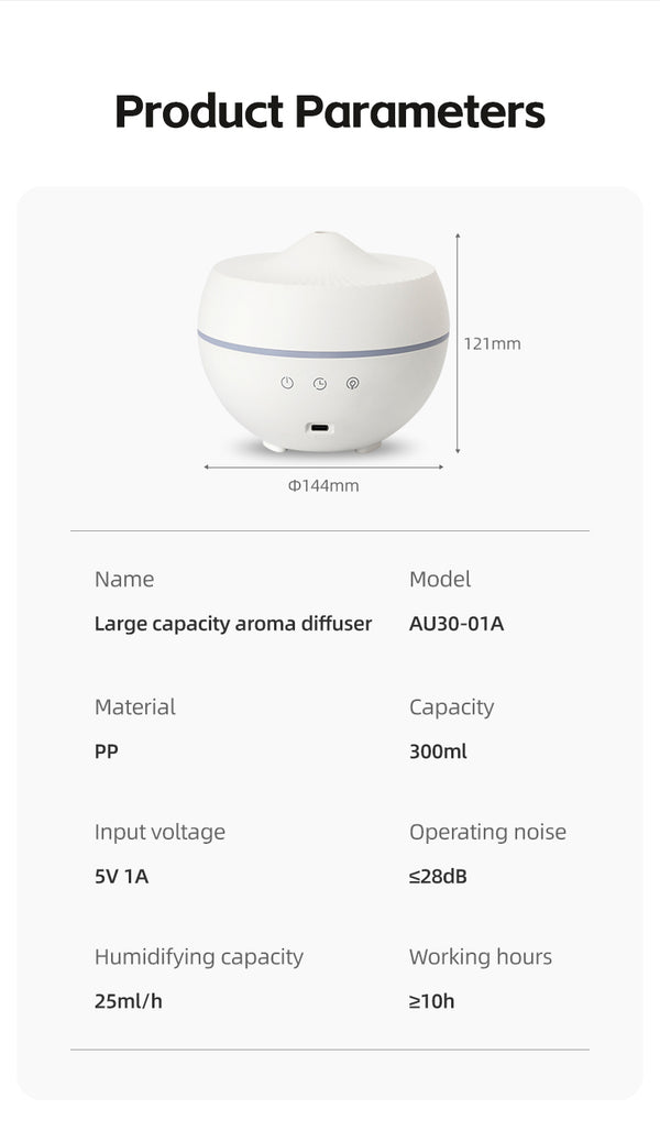 Difuzer „Fiji“ Blossom-dimenzije-tehnicki detalji