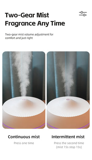 Fiji difuzor Blossom tokom noćne aromaterapije sa mekanim svetlom