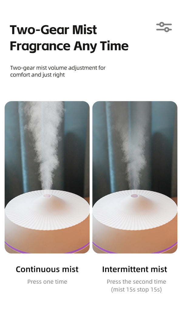 Fiji difuzor Blossom tokom noćne aromaterapije sa mekanim svetlom