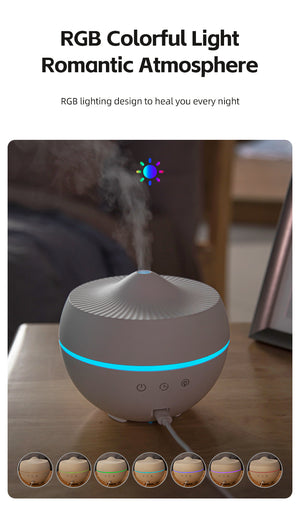 Crni Fiji difuzor Blossom sa promenljivim bojama svetla