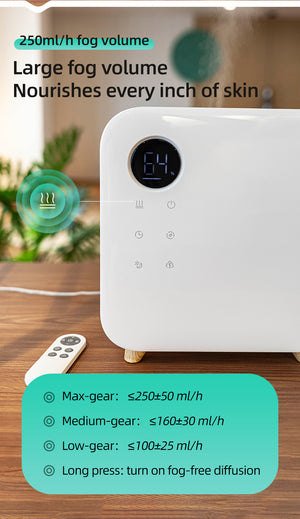 FRESCO Blossom ovlaživač vazduha – veliki ultrazvučni aroma ovlaživač sa daljinskim upravljačem-podesavanjevlaznosti