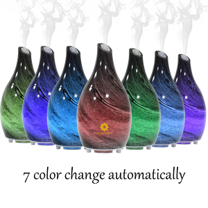 Sky aroma difuzor Blossom – ručno duvano staklo sa LED svetlom