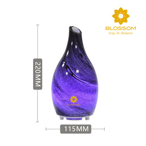 Detalj Sky difuzora izrađenog od murano inspirisanog duvanog stakla