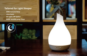 Difuzer FLAME – ručno duvano staklo i bambus sa efektom upaljene sveće