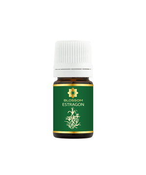 Blossom aromaterapija – eterično ulje estragona (Artemisia dracunculus / Tarragon essential oil), biljno-začinska aroma za probavni balans, smirenje i emotivnu ravnotežu.