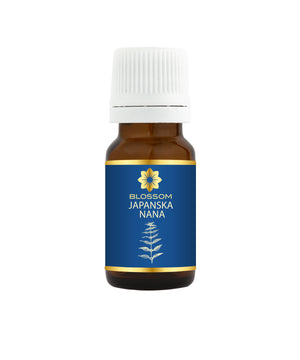 Blossom aromaterapija – eterično ulje japanska nana (Mentha arvensis / Cornmint essential oil), jak mentolni miris za fokus, osveženje i hlađenje.