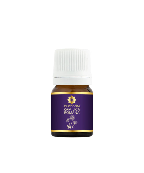 Blossom aromaterapija – eterično ulje kamilice romane (ANTHEMIS NOBILIS / Roman Chamomile essential oil), nežna cvetna aroma za smirenje, san i negu osetljive kože.