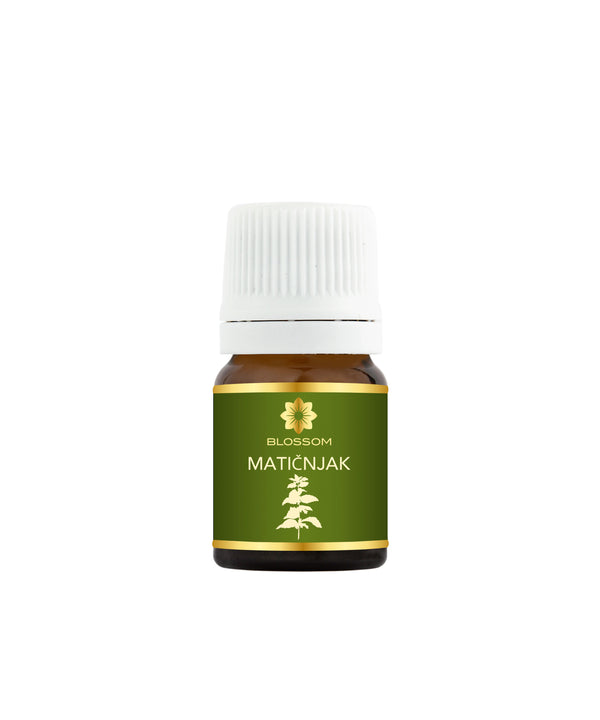 Blossom aromaterapija – eterično ulje matičnjaka (MELISSA OFFICINALIS / Melissa essential oil), limunasto-sveža aroma za smirenje, balans hormona, PMS i negu osetljive kože.