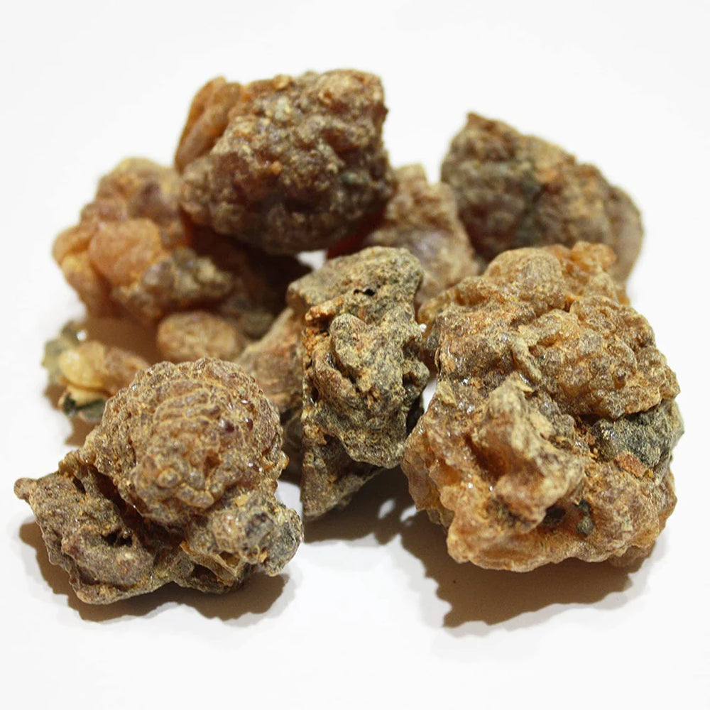 Blossom aromaterapija – eterično ulje miro (smirna) (Commiphora myrrha / Myrrh essential oil), topao balzamičan miris za duhovni mir, regeneraciju kože i emocionalnu stabilnost.