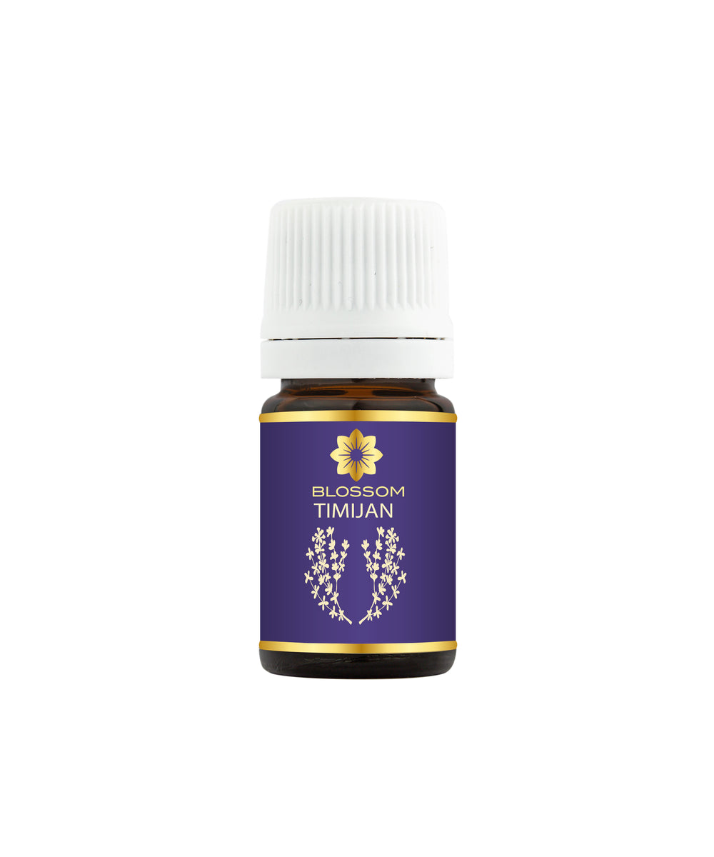 Blossom aromaterapija – eterično ulje timijan (Thymus Vulgaris / Thyme essential oil), topla biljna aroma za vitalnost, energiju i osnažujući ambijent.