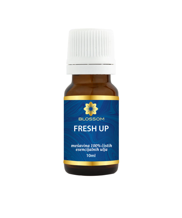 Blossom aromaterapija – mešavina eteričnih ulja Fresh Up, aroma za osveženje, čist vazduh i mentalnu bistrinu.