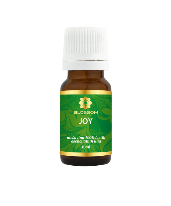 Blossom aromaterapija – mešavina eteričnih ulja Joy, aroma za smirenje, radost i emocionalni balans.