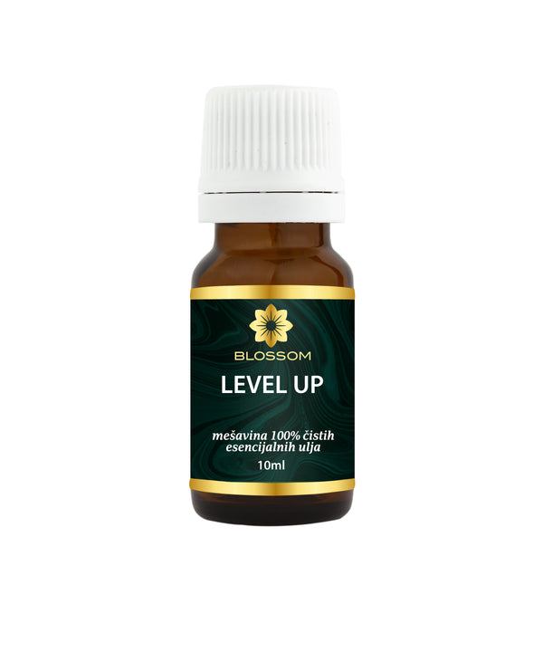Blossom aromaterapija – mešavina eteričnih ulja Level Up, aroma za lako disanje, osveženje i sezonsku podršku.