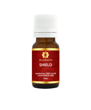 Blossom aromaterapija – mešavina eteričnih ulja Shield, aroma za sezonsku podršku, svež vazduh i osećaj zaštite.