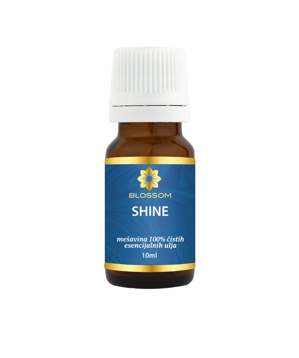 Blossom aromaterapija – mešavina eteričnih ulja Shine, aroma za energiju, optimizam i samopouzdanje.