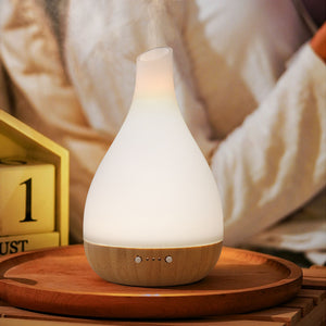 Difuzer FLAME – ručno duvano staklo i bambus sa efektom upaljene sveće