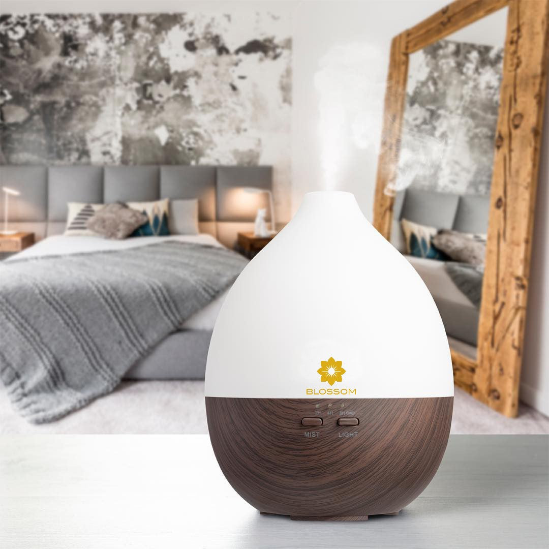 SPIRIT ultrazvučni difuzer sa LED svetlom – fina hladna magla, 180 ml