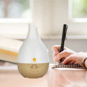 SPRING ultrazvučni difuzer sa LED svetlom – fina hladna magla, 180 ml