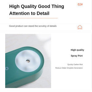 Prenosivi zeleni H2O difuzor Blossom – idealan za putovanja i boravak u prirodi